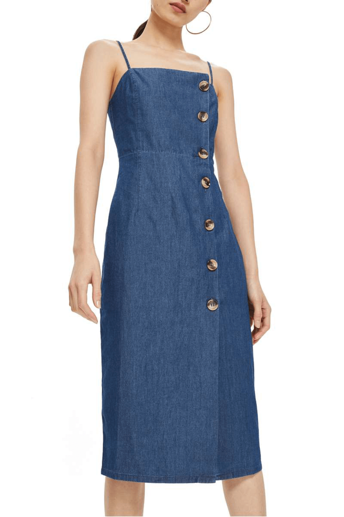 Blue Midi Dress- Nordstrom | Topshop
