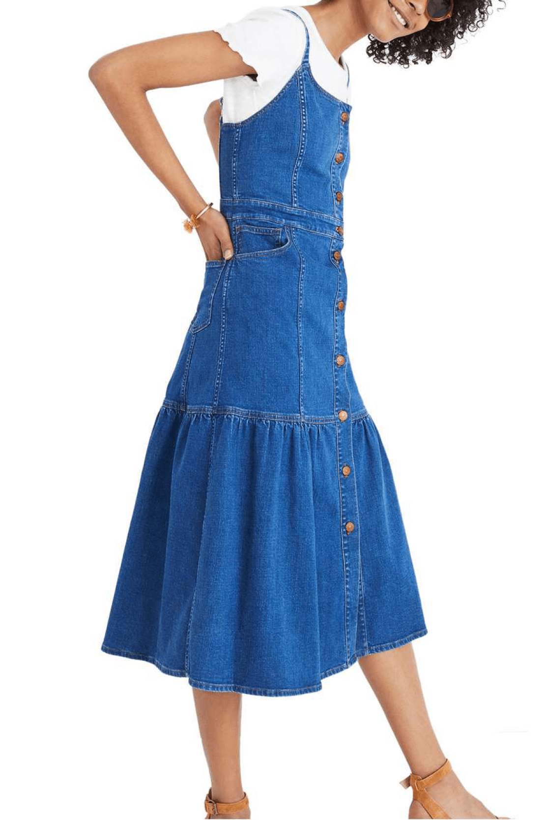 Blue Midi Dress- Nordstrom | Madewell