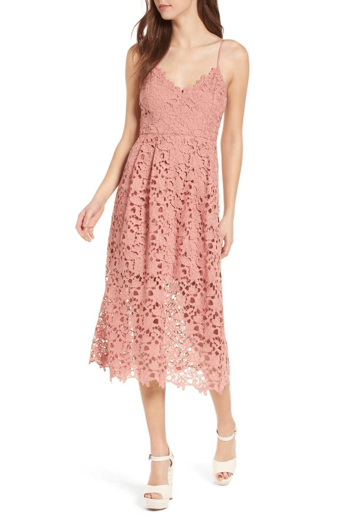 Pink Midi Dress- Nordstrom | Aster The Label